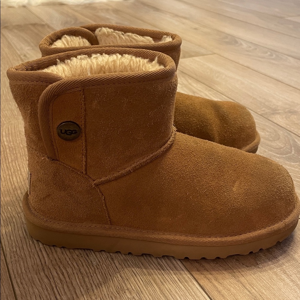 UGG Jona Chestnut Suede Ankle Boots